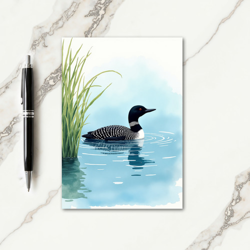 Aquatic Fathers Day Waterscape Card