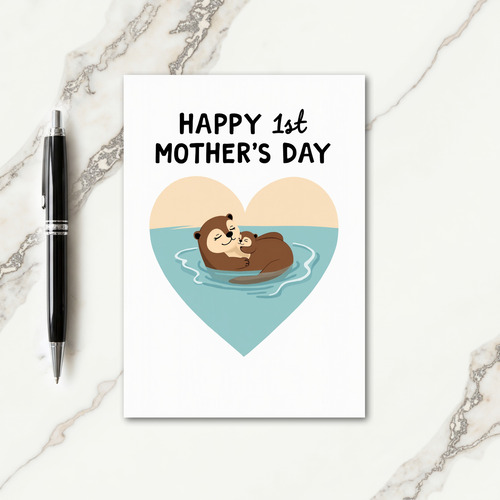 Aquatic First Mothers Day Art Card