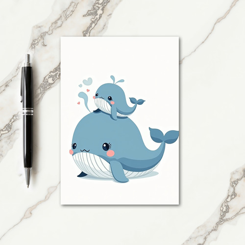 Aquatic Mothers Day Affection Card
