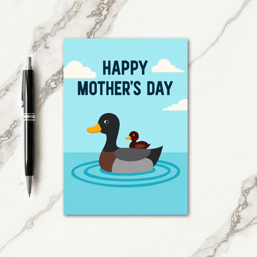 Aquatic Mothers Love Scene Card