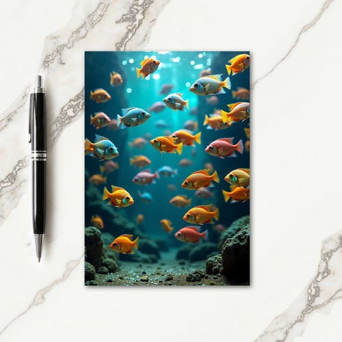 Aquatic Scene Fathers Day Card