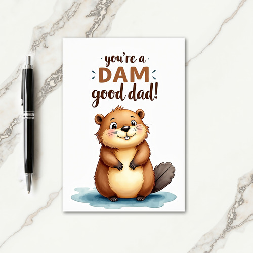 Aquatic Sweet Fathers Day Card