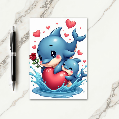 Aquatic Sweet Mothers Day Card