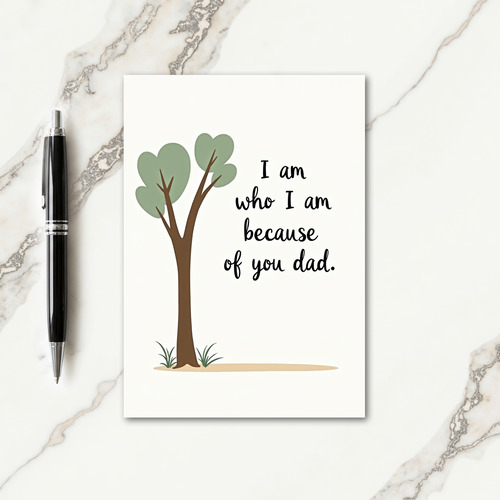 Arboreal Fathers Day Card