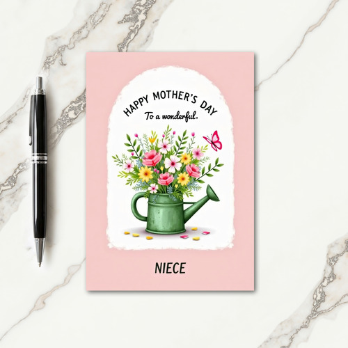 Arched Mothers Day Bouquet Card