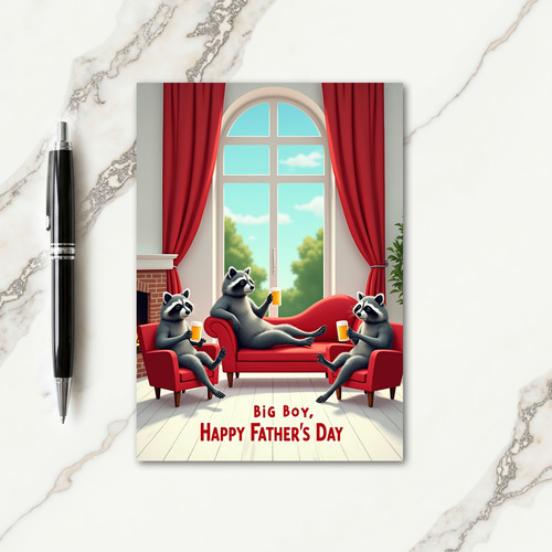 Arched Window Fathers Day Card