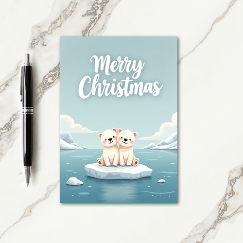 Arctic Cubs Christmas Card