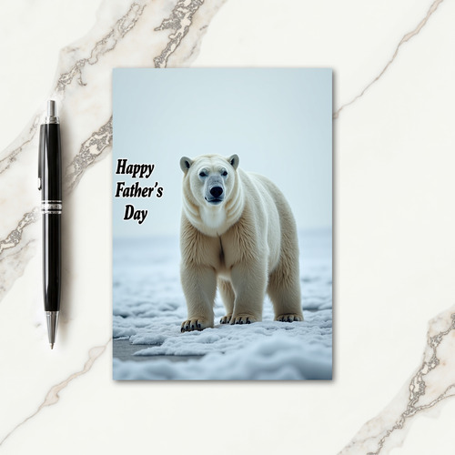 Arctic Fathers Day Card