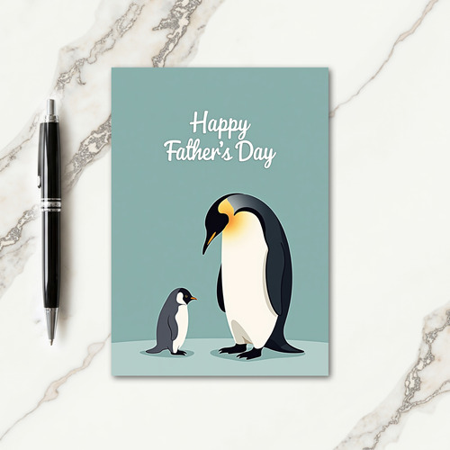 Arctic Fathers Day Glow Card