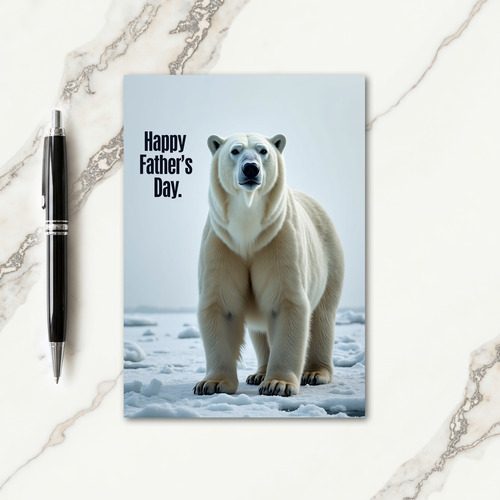 Arctic Fathers Day Predator Card