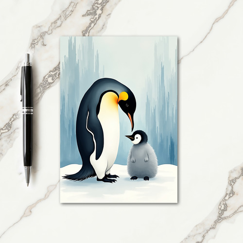 Arctic Fathers Day Scene Card