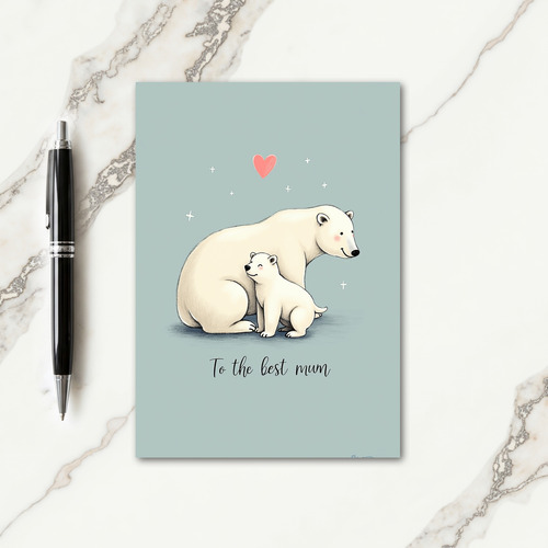 Arctic Sweet Mothers Day Card