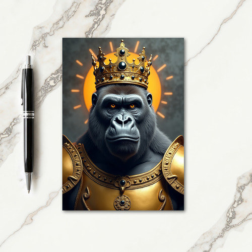 Armored King Birthday Card