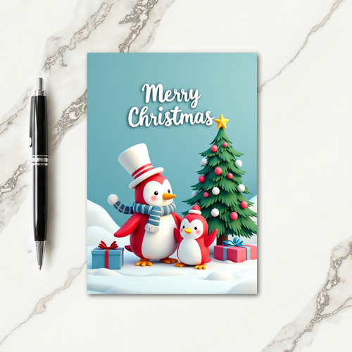 Art Birds Christmas Card
