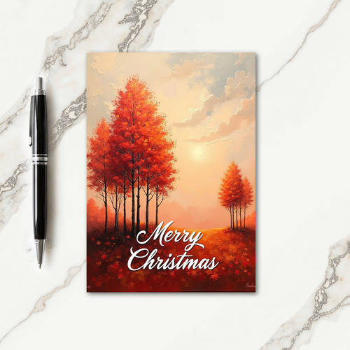 Artful Christmas Card