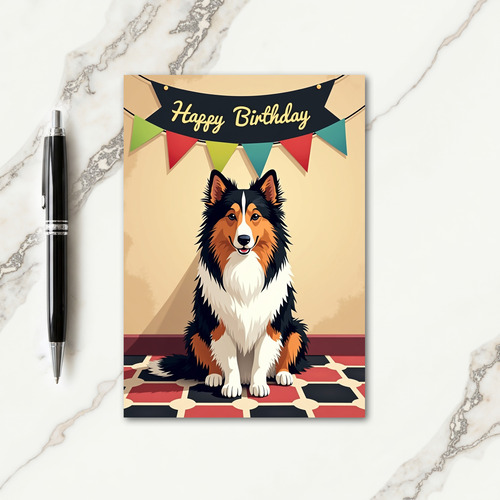 Artful Dog Birthday Card
