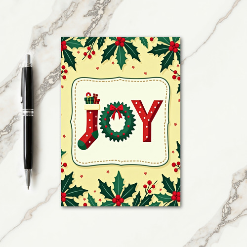 Artful Joy Christmas Card