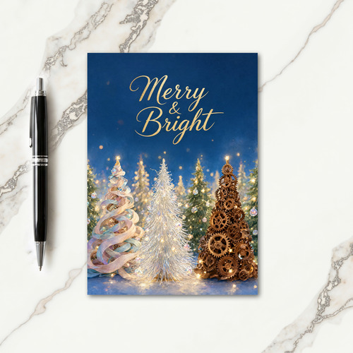 Artificial Christmas Trees Card