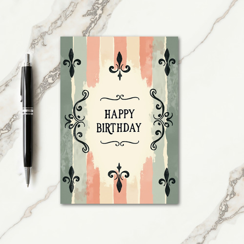 Artisan Birthday Paint Card