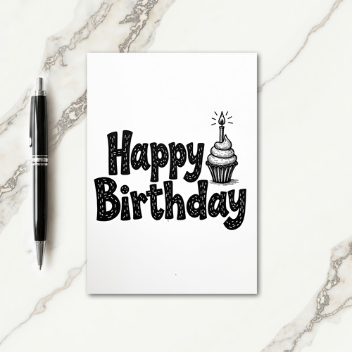 Artisan Lettered Birthday Card