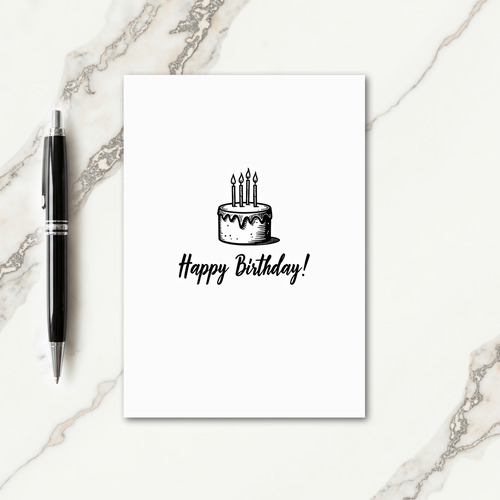 Artisanal Cake Birthday Card