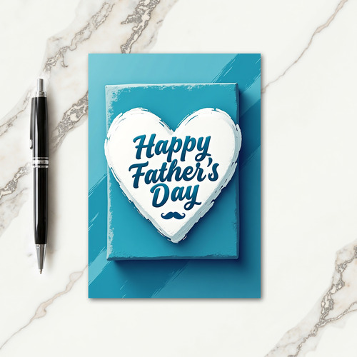 Artisanal Fathers Day Scene Card