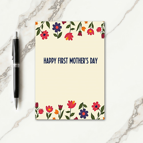 Artisanal First Mothers Day Card