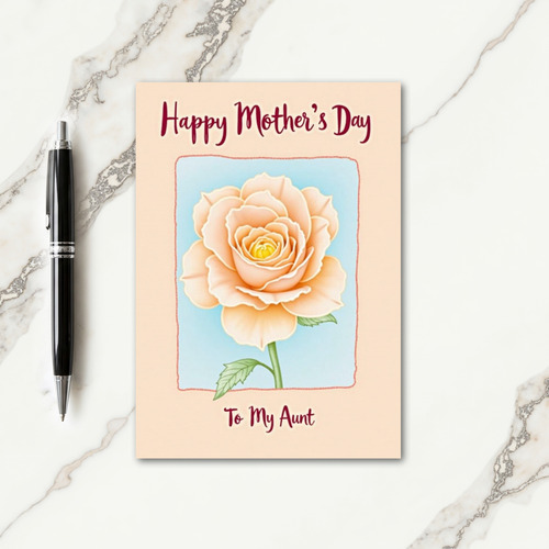 Artistic Mothers Day Blossom Card
