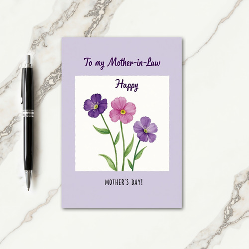 Artistic Mothers Day Design Card