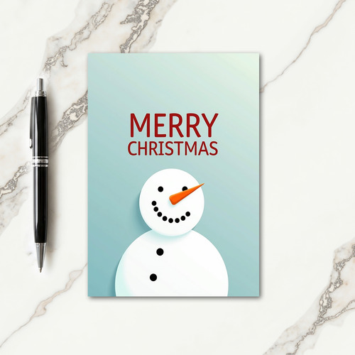 Artistic Winter Christmas Card thumbnail