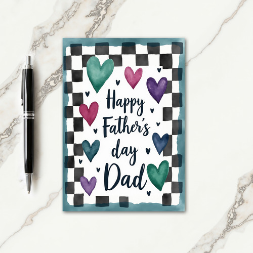 Artsy Fathers Day Love Card