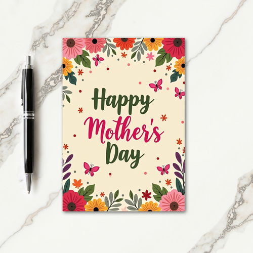 Artsy Mothers Day Greeting Card