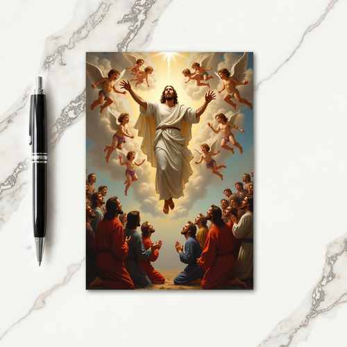 Ascension Art Greeting Card