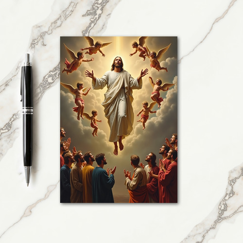Ascension Scene Greeting Card