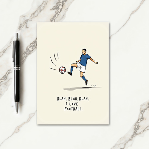 Athlete Fathers Day Card