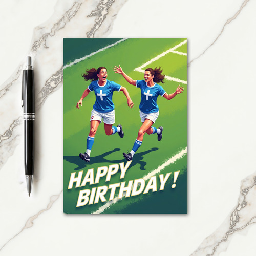 Athletic Birthday Cheer Card