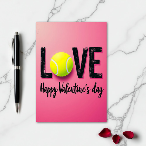 Athletic Love Valentine Card