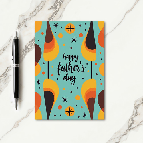Atomic Age Fathers Day Card