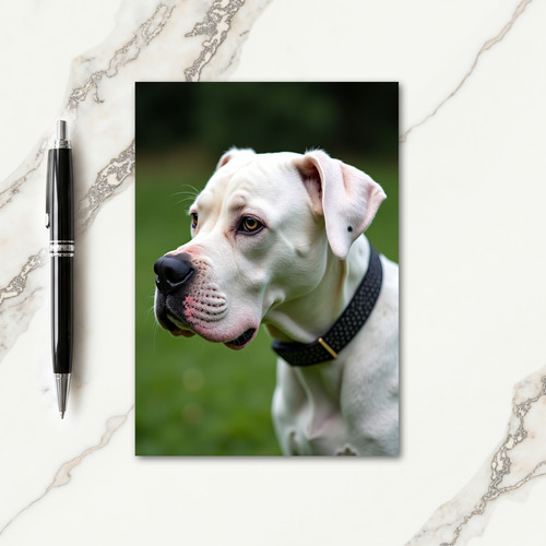 Attentive Canine Fathers Day Card