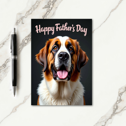 Auburn Dog Sweet Fathers Day Card