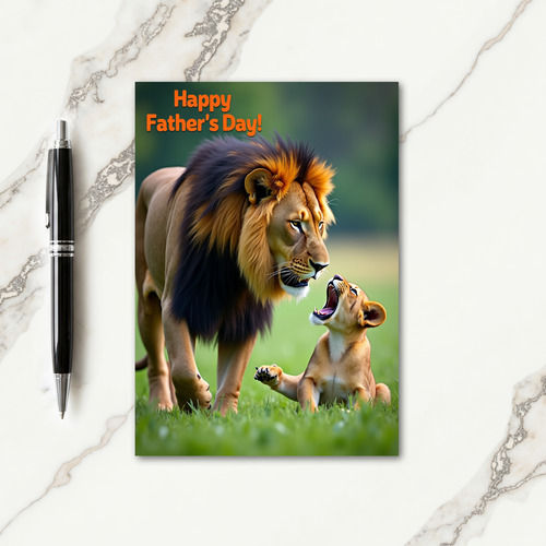 Auburn Fathers Day Scene Card