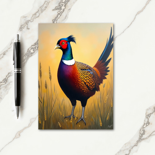 Auburn Plumage Fathers Day Card