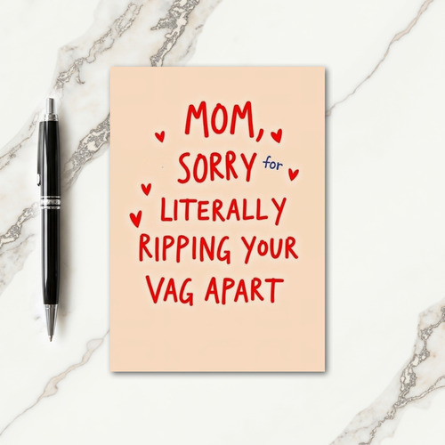 Audacious Mothers Day Art Card