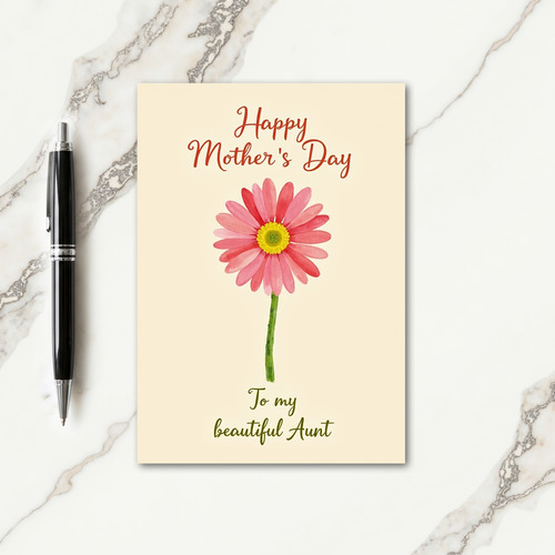 Aunts Heartfelt Mothers Day Card