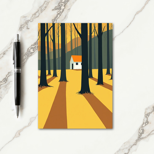 Autumn Fathers Day Home Card