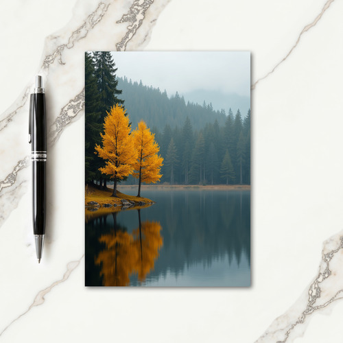 Autumn Fathers Day Trees Card