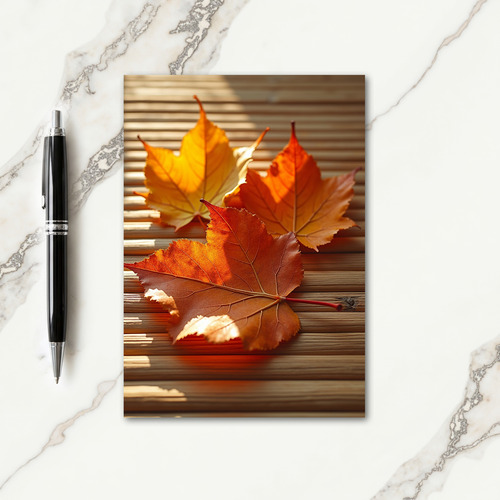 Autumn Glow Gratitude Card thumbnail