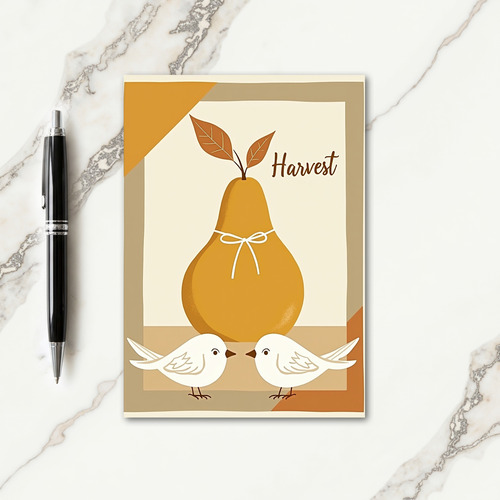 Autumn Harvest Card