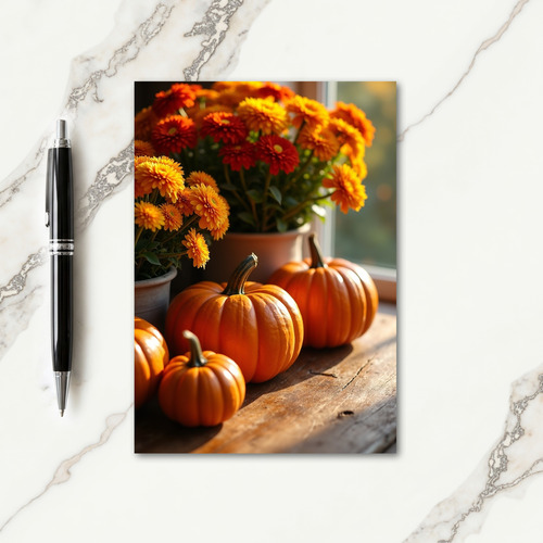 Autumn Harvest Glow Card