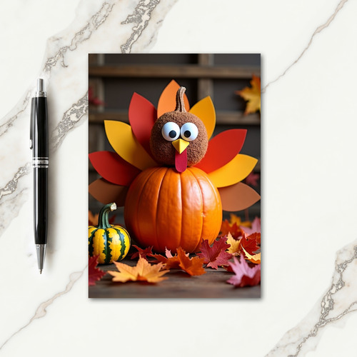 Autumn Harvest Gourd Card thumbnail